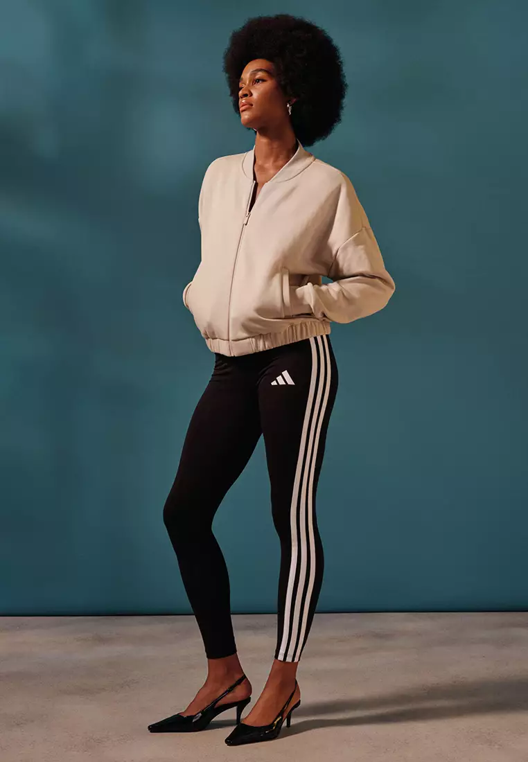 Essentials 3-Stripes Cotton Leggings