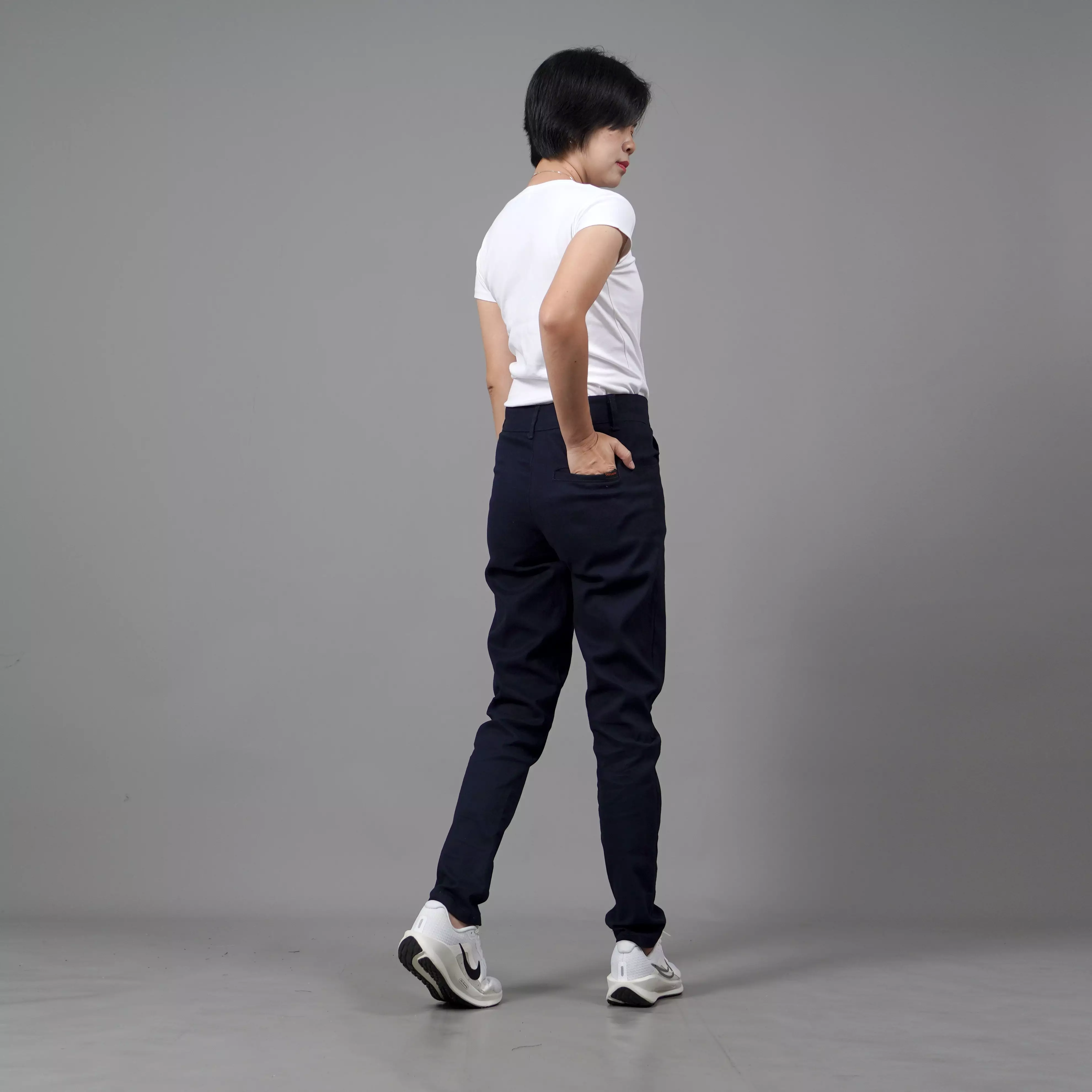 JAVIRE Celana Wanita Chino Pants Wanita Celana Chino Wanita - NAVY