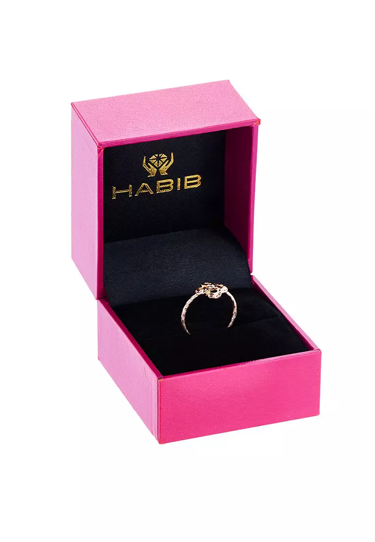 HABIB 750/18K White Gold Ring GRT380
