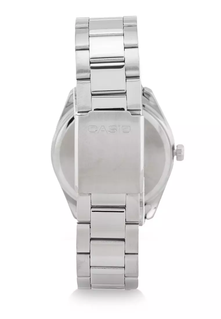 Casio Jam Tangan Pria - Silver White - Stainless Steel - MTP-1302D-7A1VDF