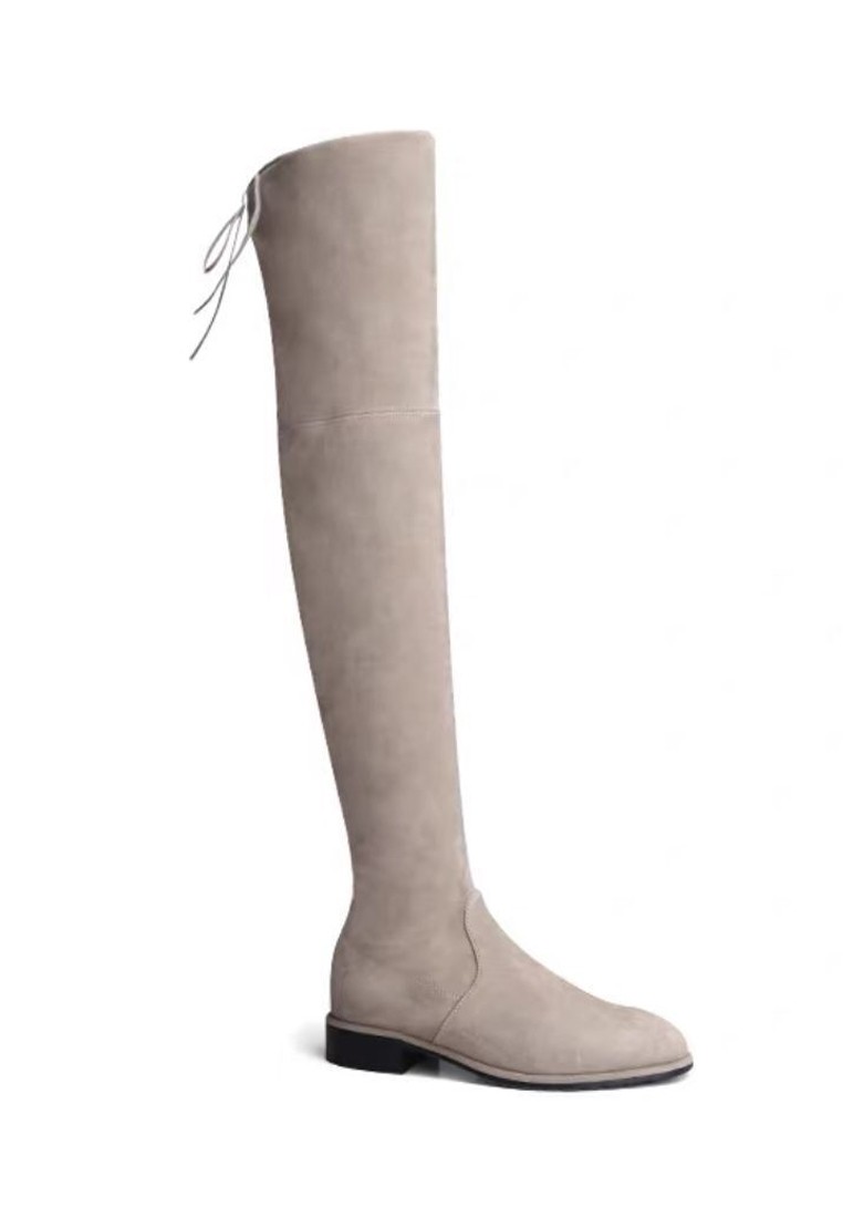4.5CM Supper Skinny Elastic Suede Fabric Over Knee Boots XW5050