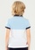 FILA blue Online Exclusive FILA KIDS Vertical FILA TENNIS Logo Color Block Polo Shirt 8-16 yrs 64F76KA8E340B4GS_3