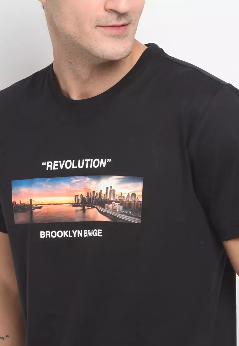 RBJ T-Shirt Cotton Combed Pria 222150011