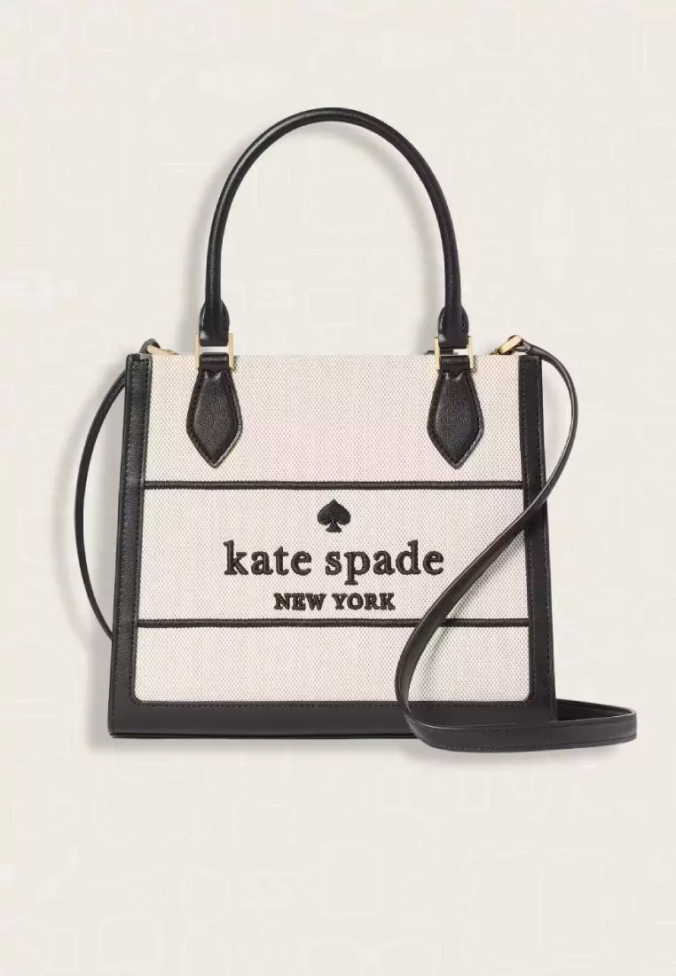 Jual Kate Spade Kate Spade Ellie Canvas Small Tote Black Multi