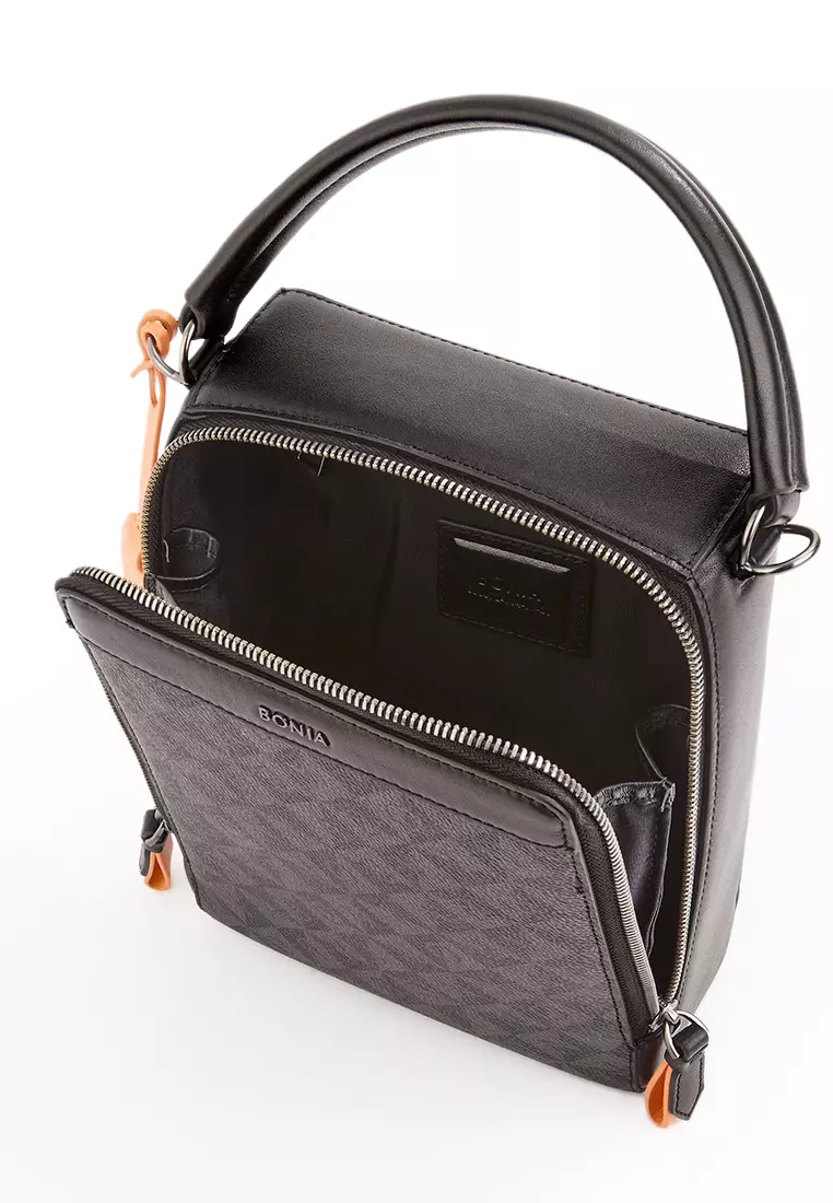 Orange Alvaro Monogram Messenger Bag