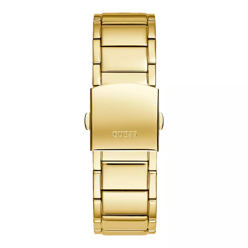 Jam Tangan Pria Guess Phoenix GW0456G2 Men Gold Dial Gold Stainless Steel Strap
