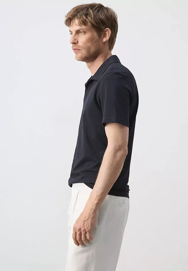 Slim Fit Piqué Polo Shirt