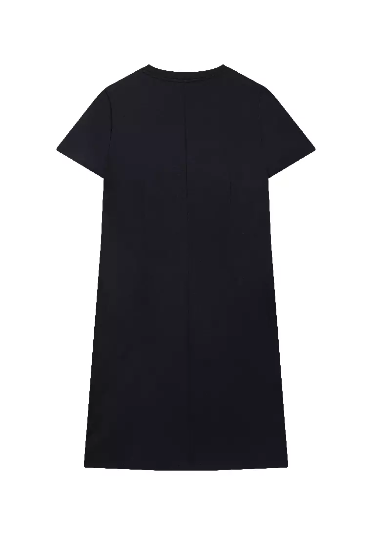 FILA CORE Women's WHITE LINE Dress in Navy