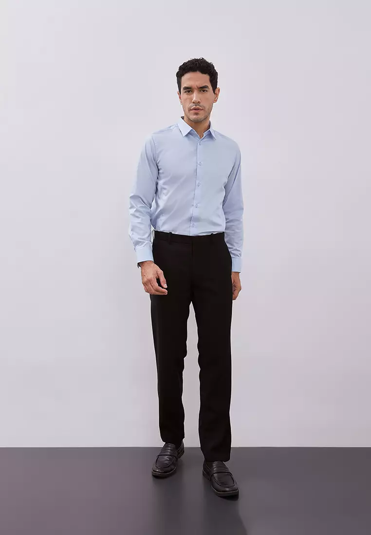 Jobb Lucido Celana Panjang Pria Slim Fit Hitam