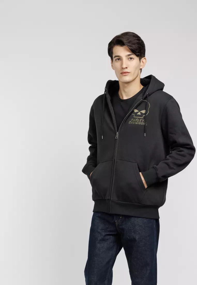 Mossimo black zip up hoodie discount