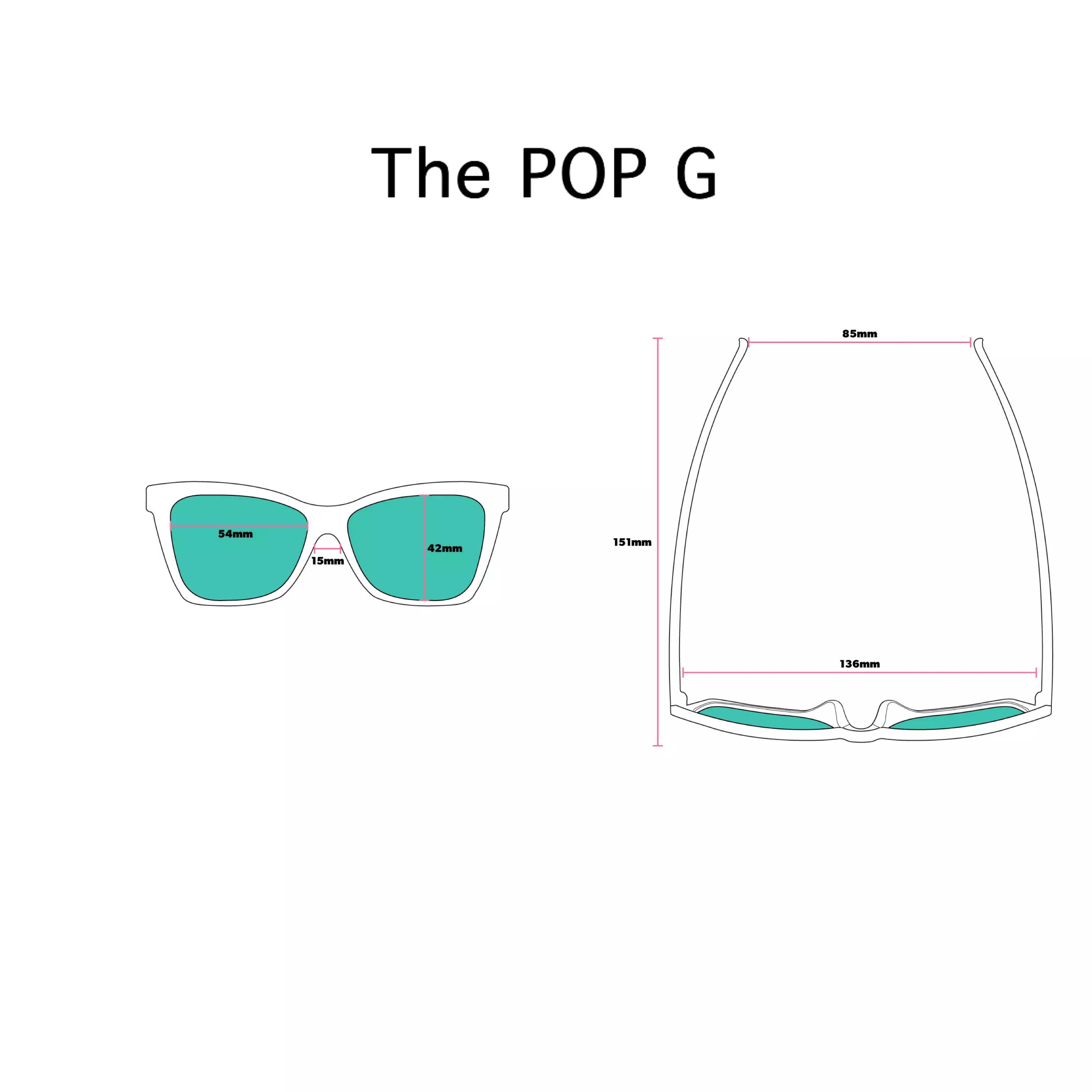 Goodr Kacamata Series POP G - New Wave Renegade