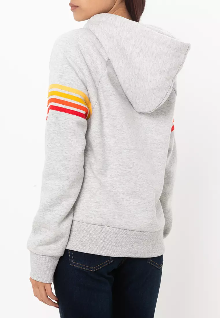 Rainbow Stripe Logo Hoodie