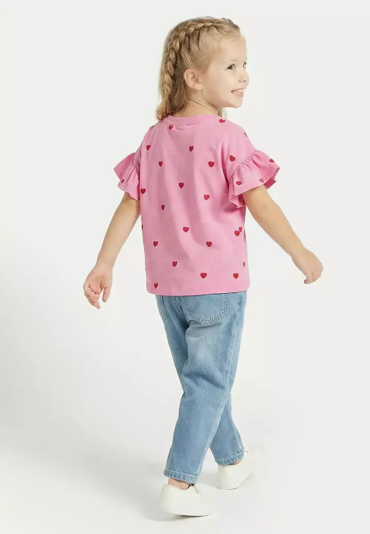 Babyshop Bluey Crew Neck Short Sleeves T-Shirt With Bluey Print