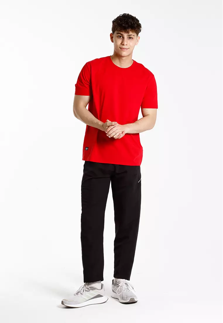 Forest Slim Fit Tracksuit Men Track Pants Unisex Track Bottom | Seluar Track Lelaki - 10758-01Black