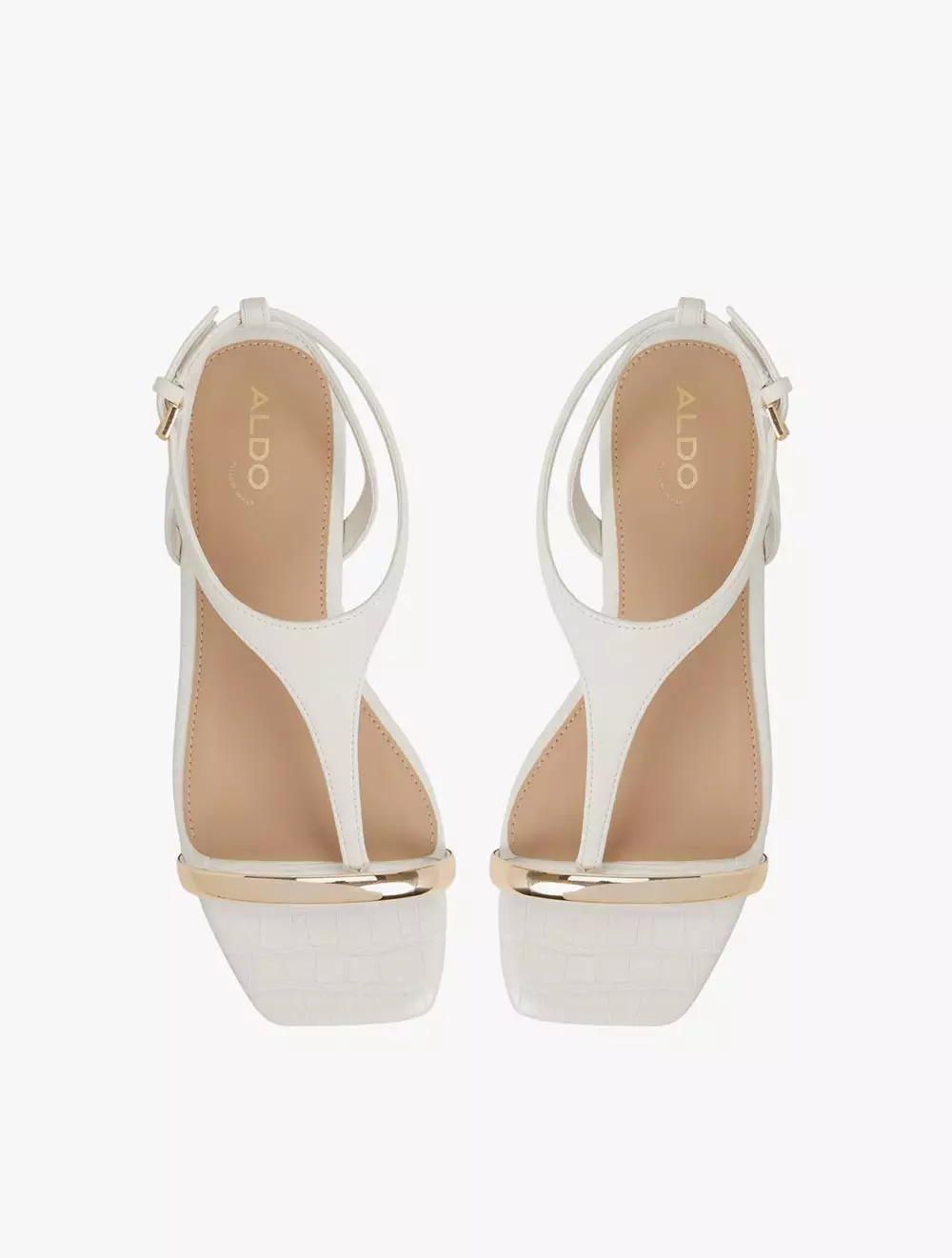 Aldo Catlyn Women's Flat Sandals - White/Bone