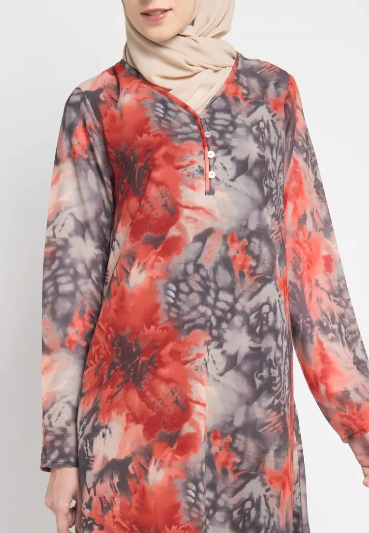 Brienne Maxi Dress In Grey