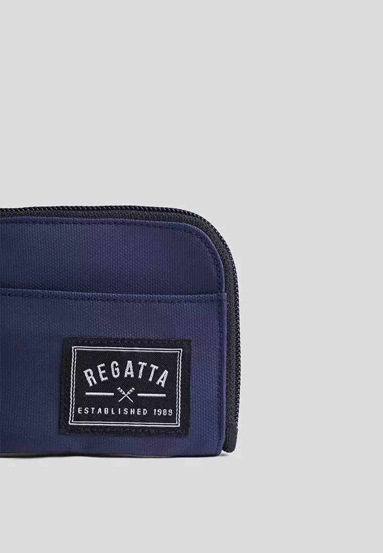 Coin Purse With Woven Label