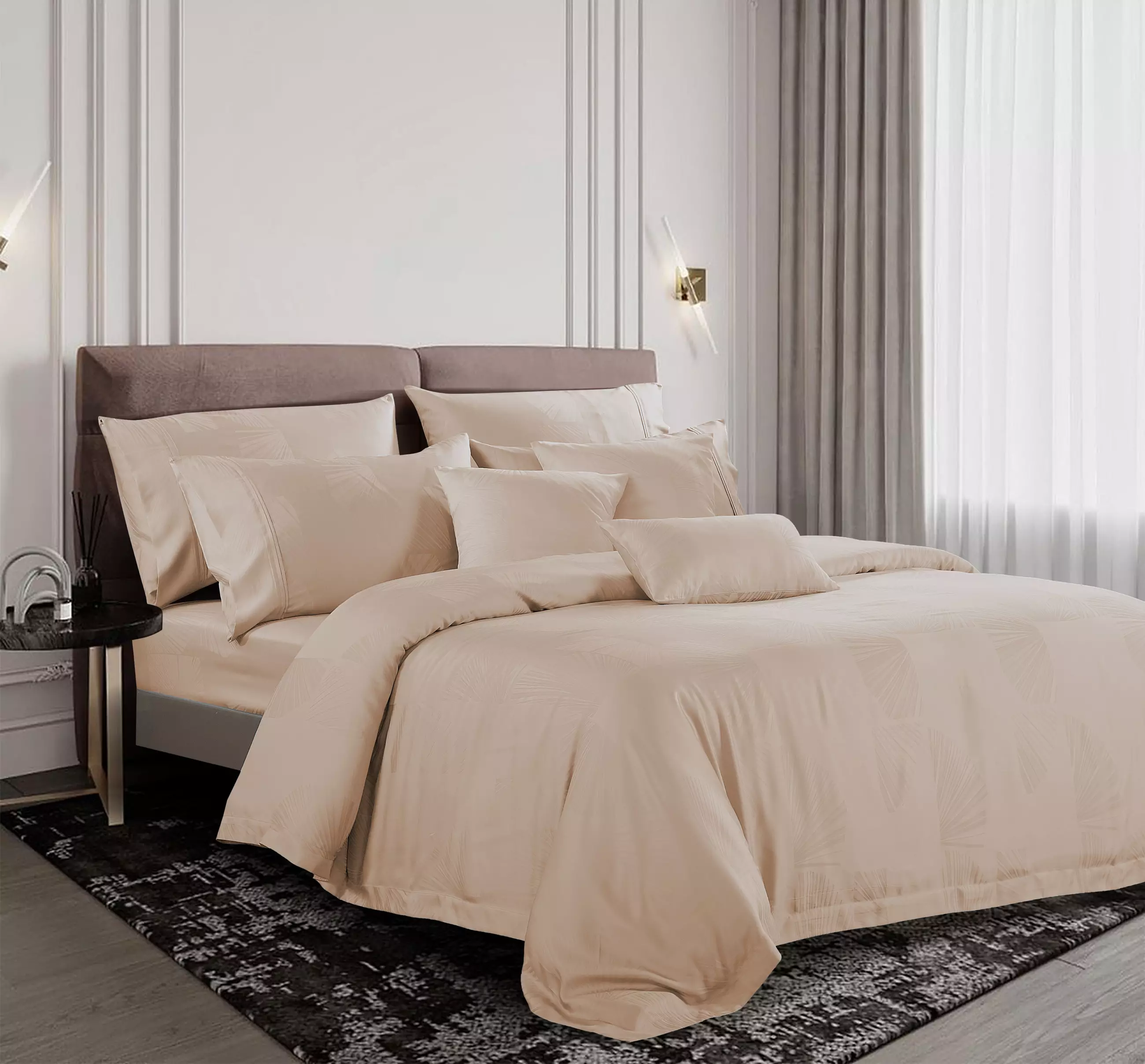 Jual AKEMI AKEMI Tencel Britton CreamTan BedSheet set 120x200 Original 2023 ZALORA Indonesia