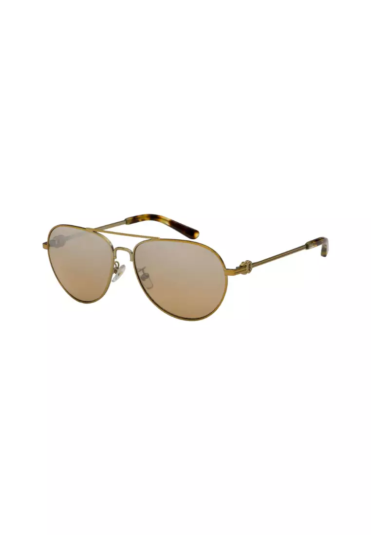 Tory burch hotsell women's aviator sunglasses