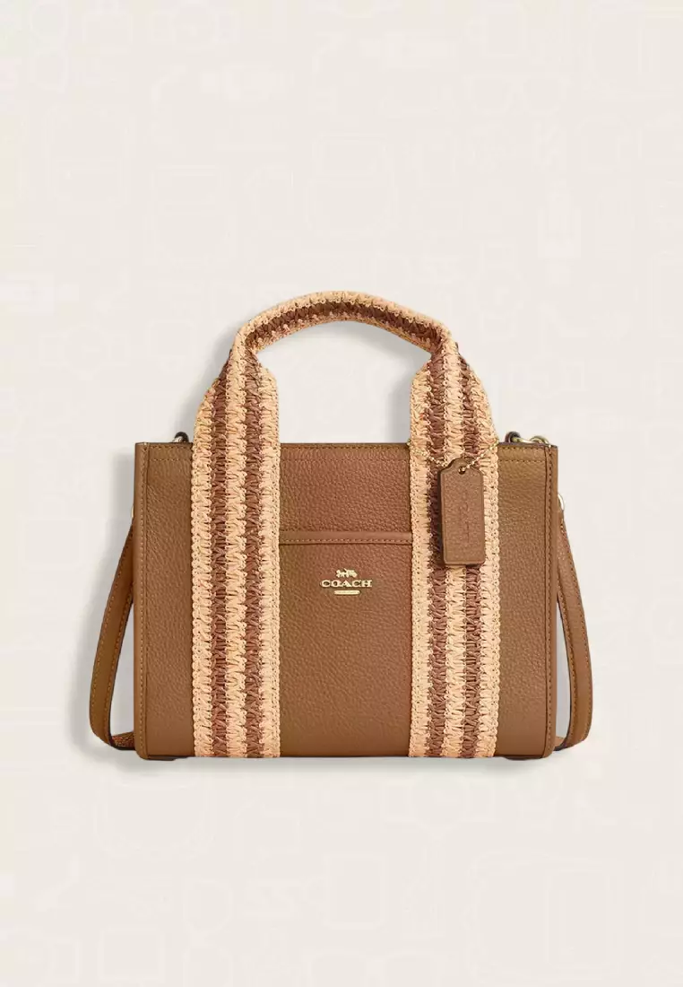Coach Smith Tote Bag 24 Honey Brown Multi