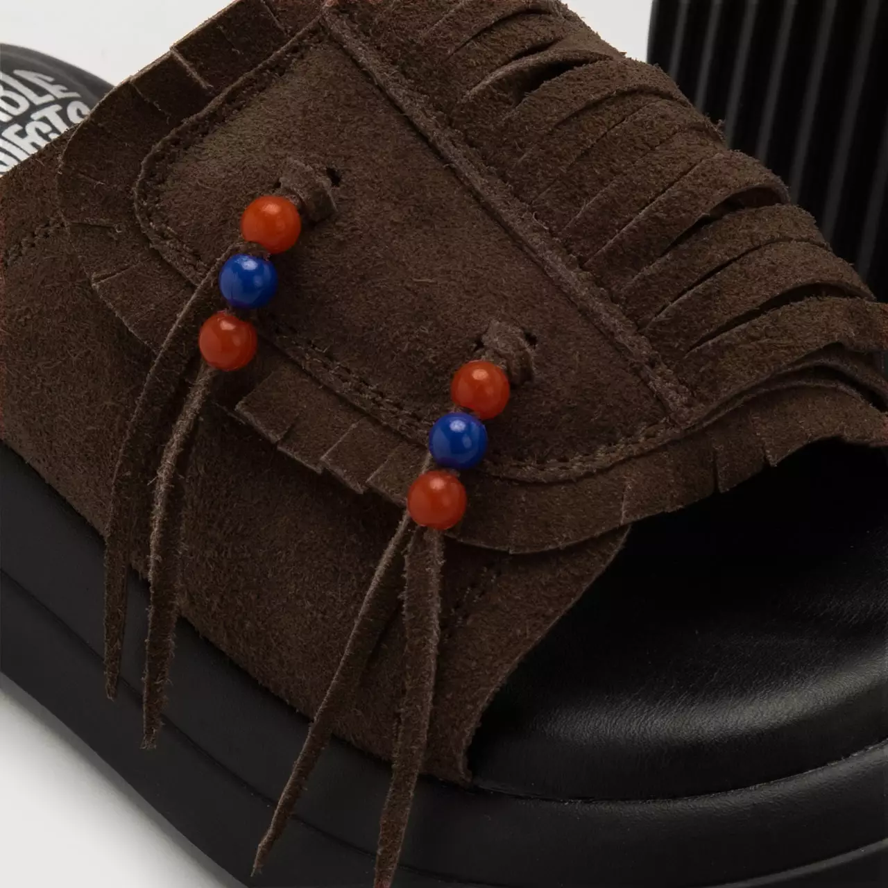 Adorable Projects - Alcantara Sandals Genuine Suede Brown - Sandal Wanita