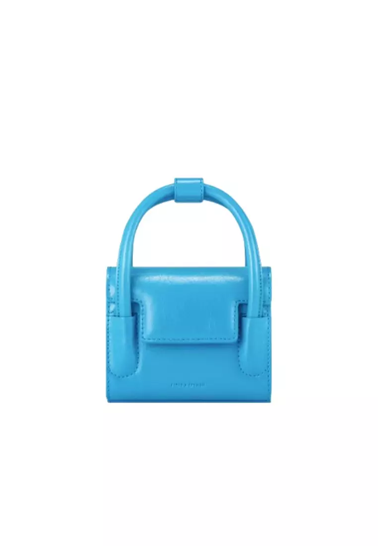 FIND KAPOOR Marty Bag 12 Crinkled - Turquoise