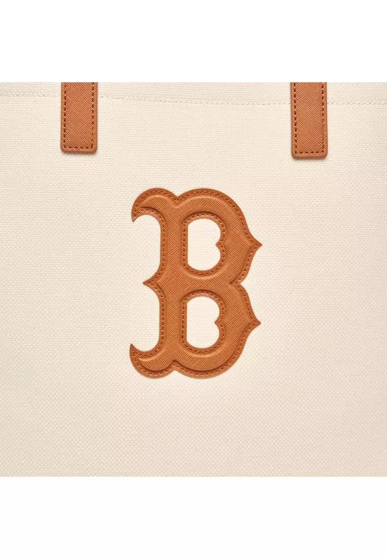 BASIC CANVAS VERTICAL TOTE BAG BOSTON RED SOX