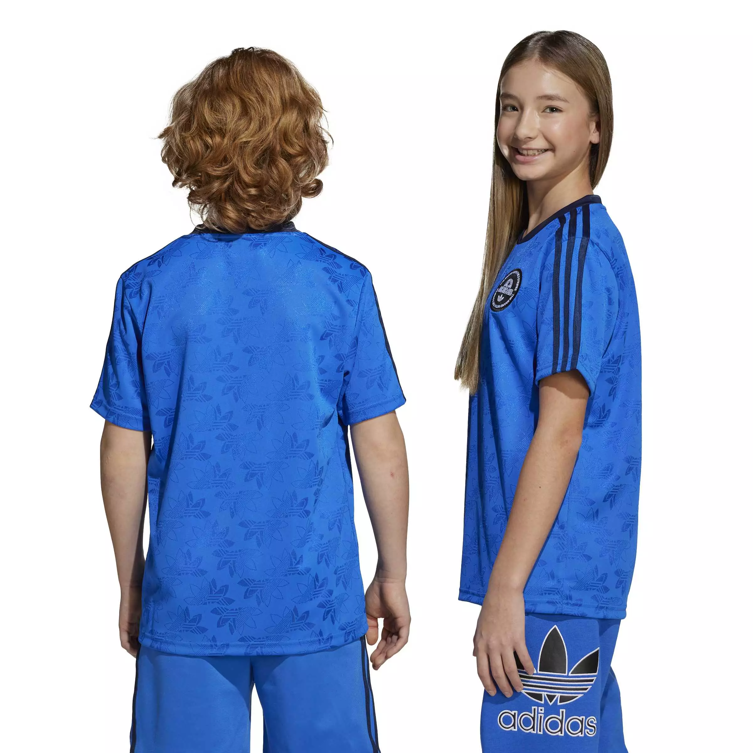ADIDAS Football T-Shirt Kids JV7681 - Jersey Anak (Biru)