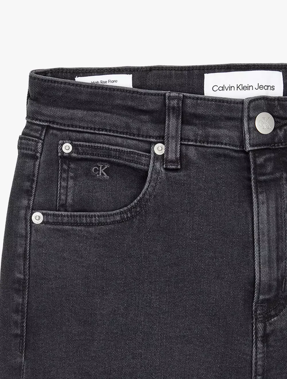 Jual Calvin Klein CALVIN KLEIN JEANS HIGH RISE FLARE FIT BLACK