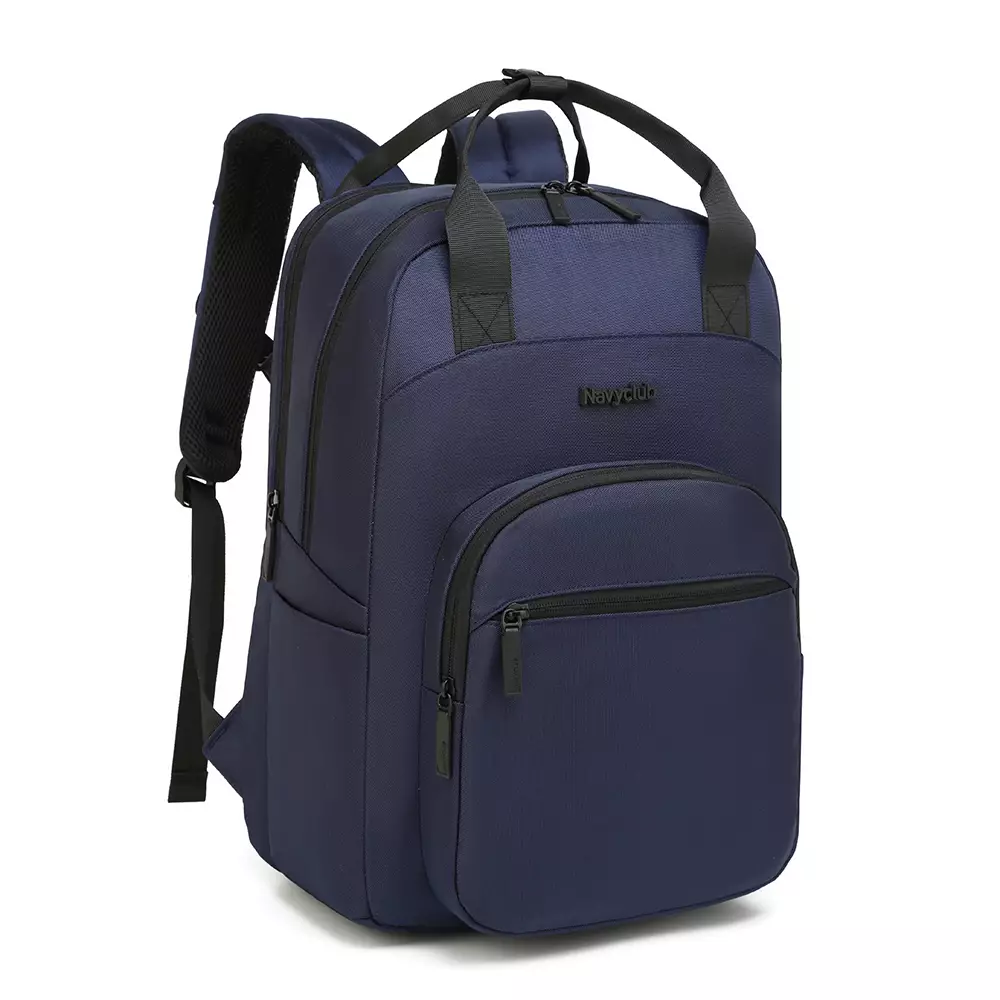 Navy Club Tas Ransel Kasual CFI - Backpack Daypack Tas Laptop Up to 14 Inch Tas Pria Wanita