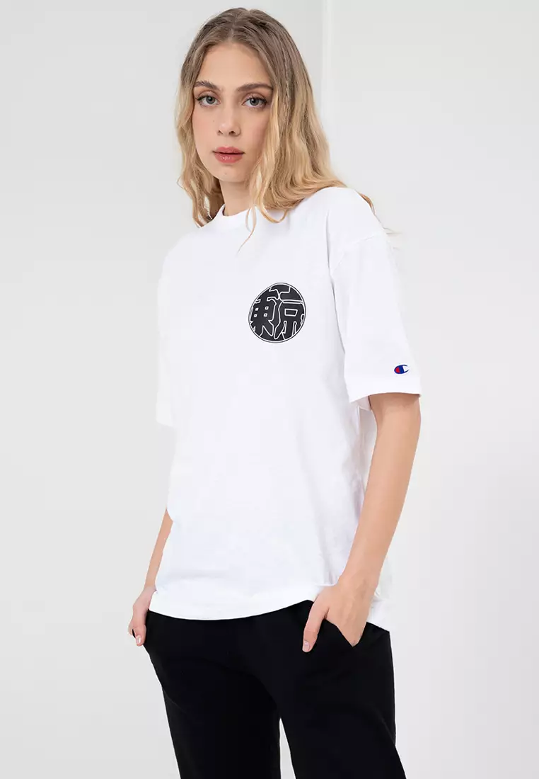 Champion t hotsell shirt women's white