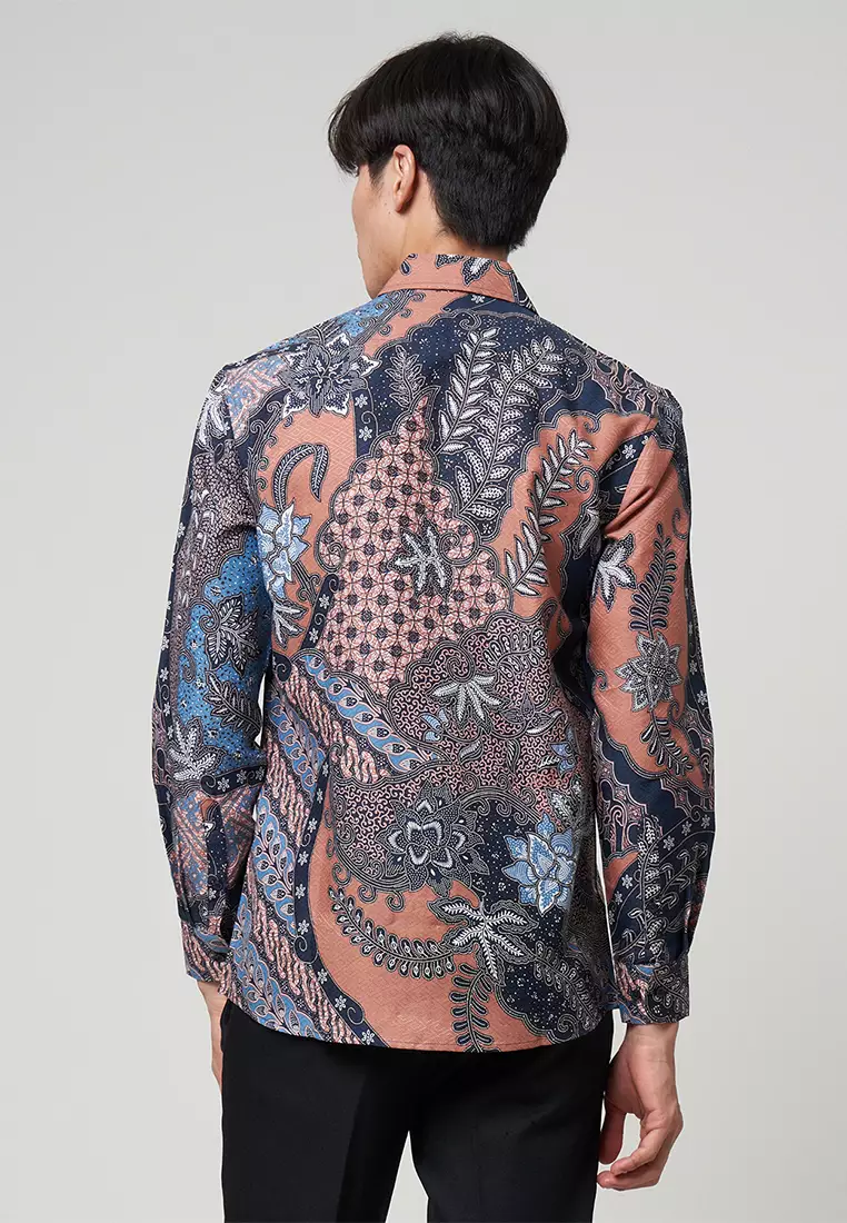 Exclusive Slimfit Asya Kemeja Batik Pria Lengan Panjang