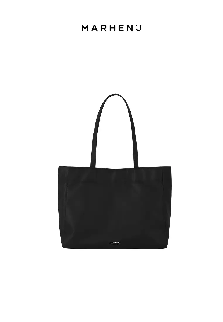 BONA Nylon Shoulder Bag All Black