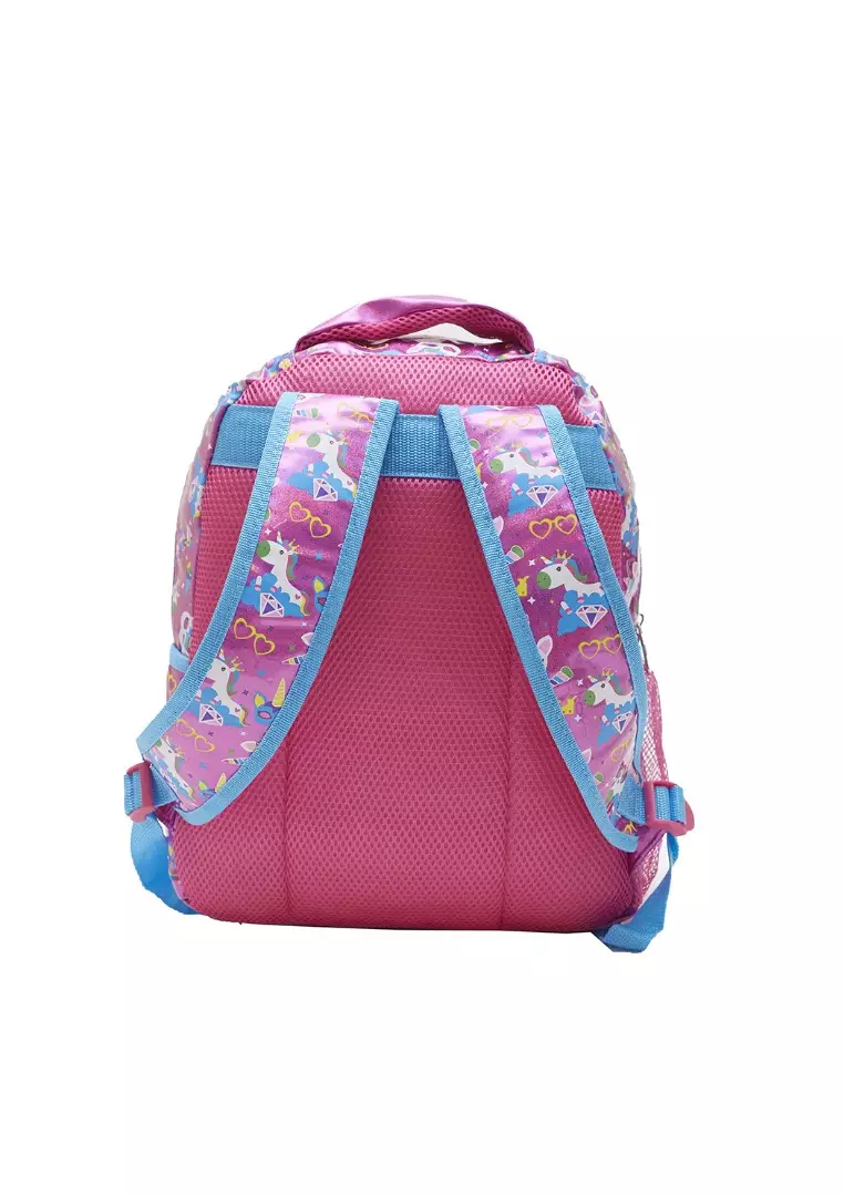 L.Blend Tas Ransel Sequins Unicorn Pink