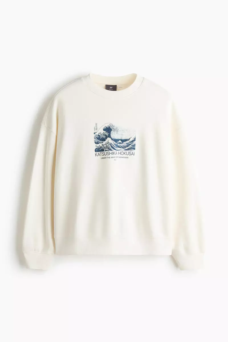 Oversized Fit Printed sweatshirt