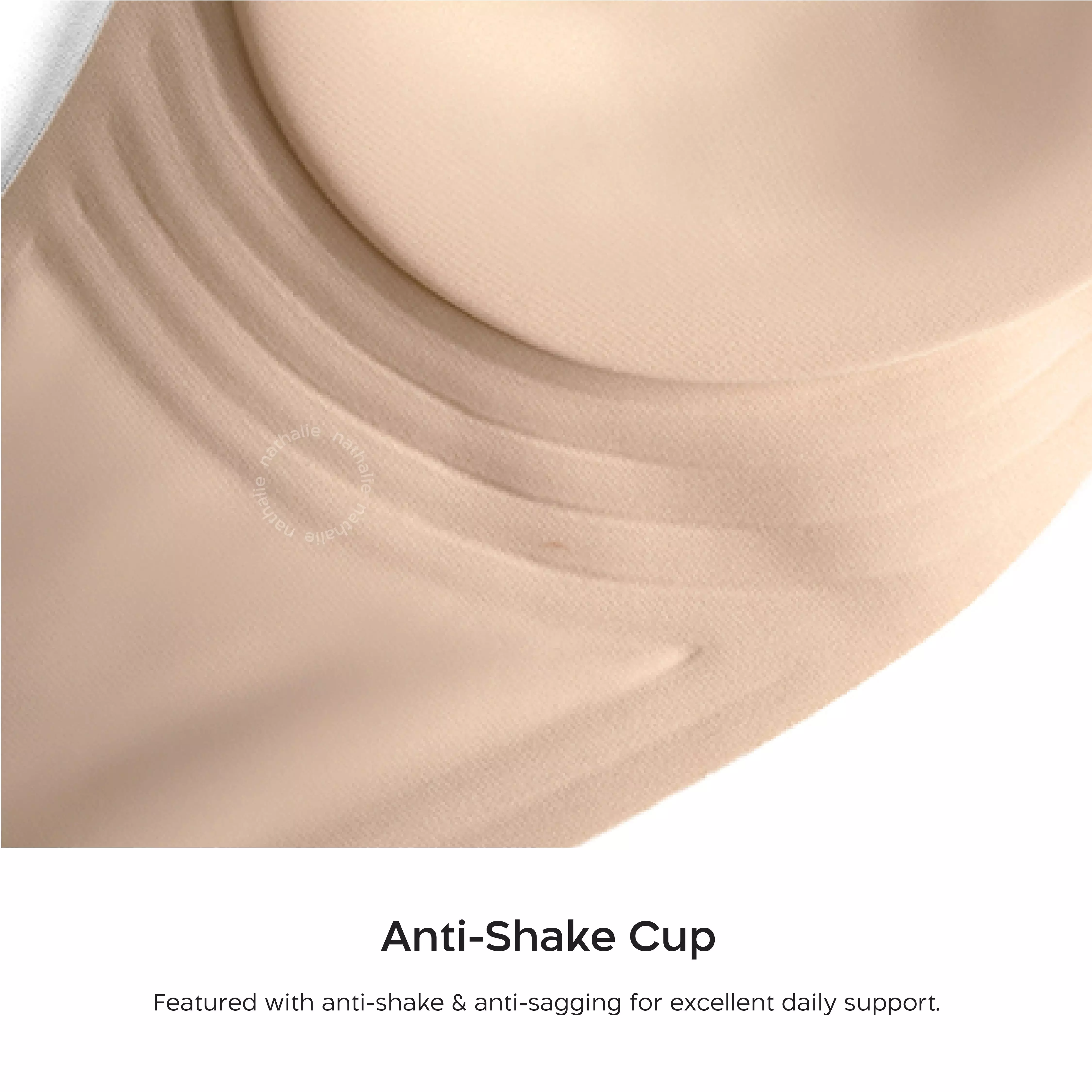 Nathalie Round Neck Seamless Bra NTB 3525 - Coklat Tua