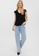 Vero Moda black Vica V-Neck Lace Top 3DDEFAAAB5B383GS_4