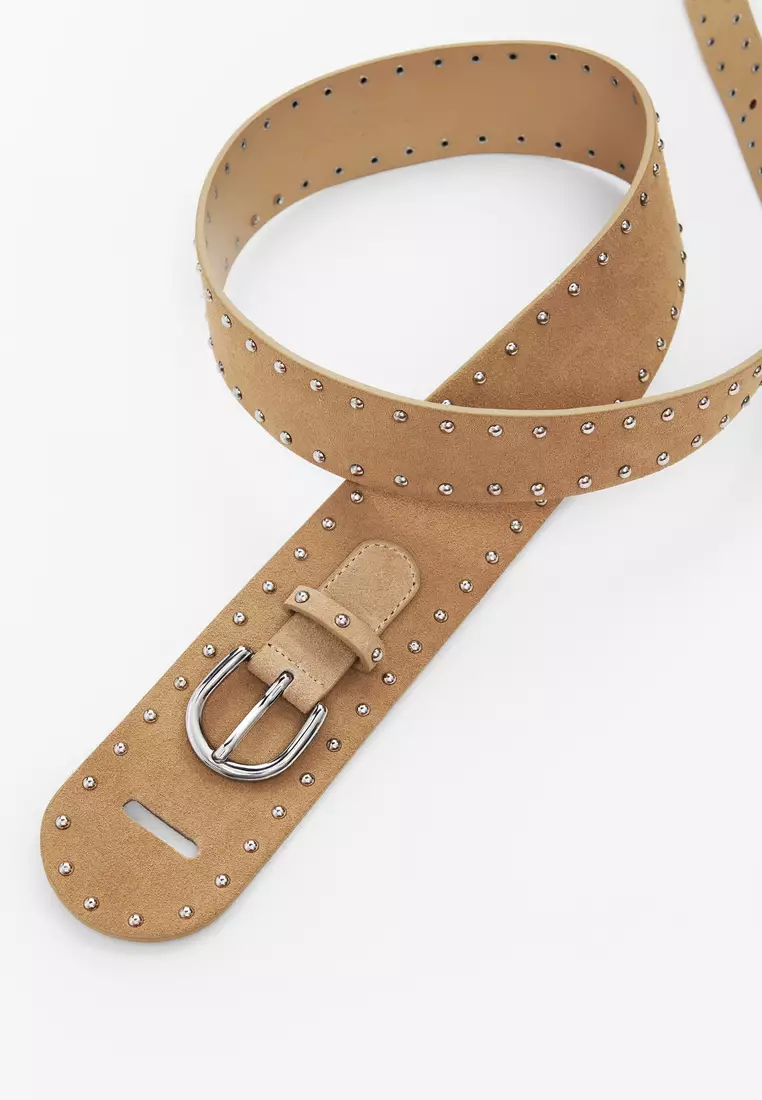 Double leather belt