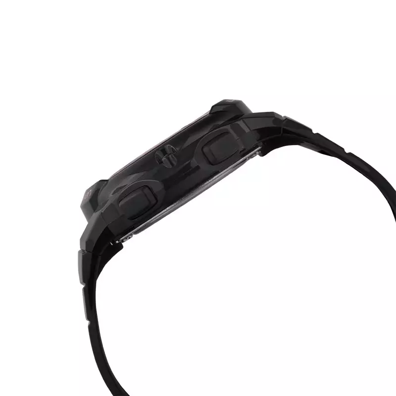 Jam Tangan Wanita Casio General LWS-1200H-1A2JF Pink Digital Dial Black Resin Band (JDM)