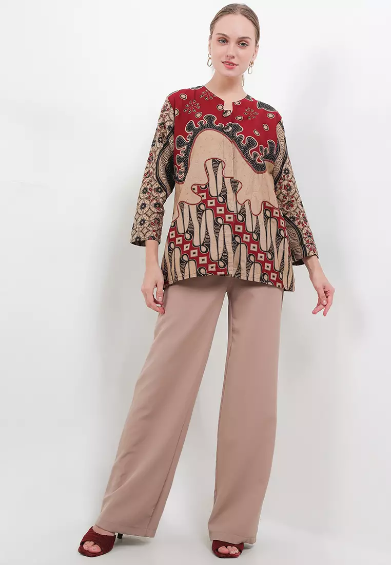 Banyuaji Blouse Batik Exclusive Premium Wanita Casual Modern