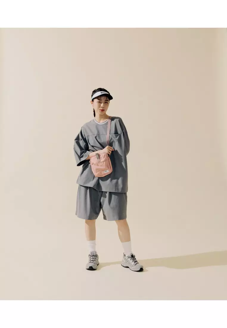 Plain-me 單色經典旅行小包-粉色