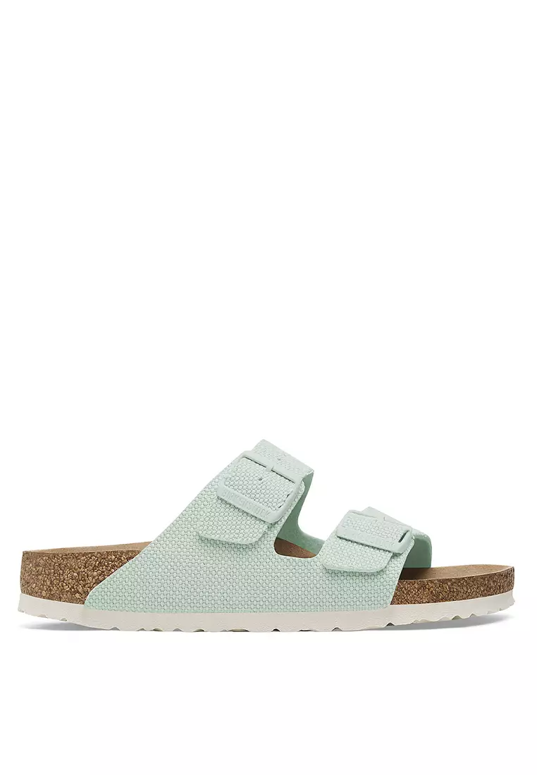 Discount on Birkenstock  shoes - SKU: Arizona Rivet Logo Textile Sandals