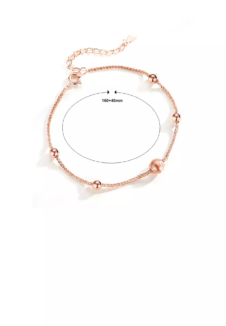 Gold and silver bead bracelet hotsell