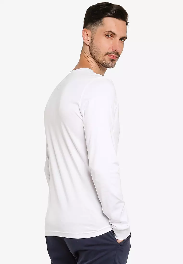 Tommy hilfiger white t shop shirts full sleeves