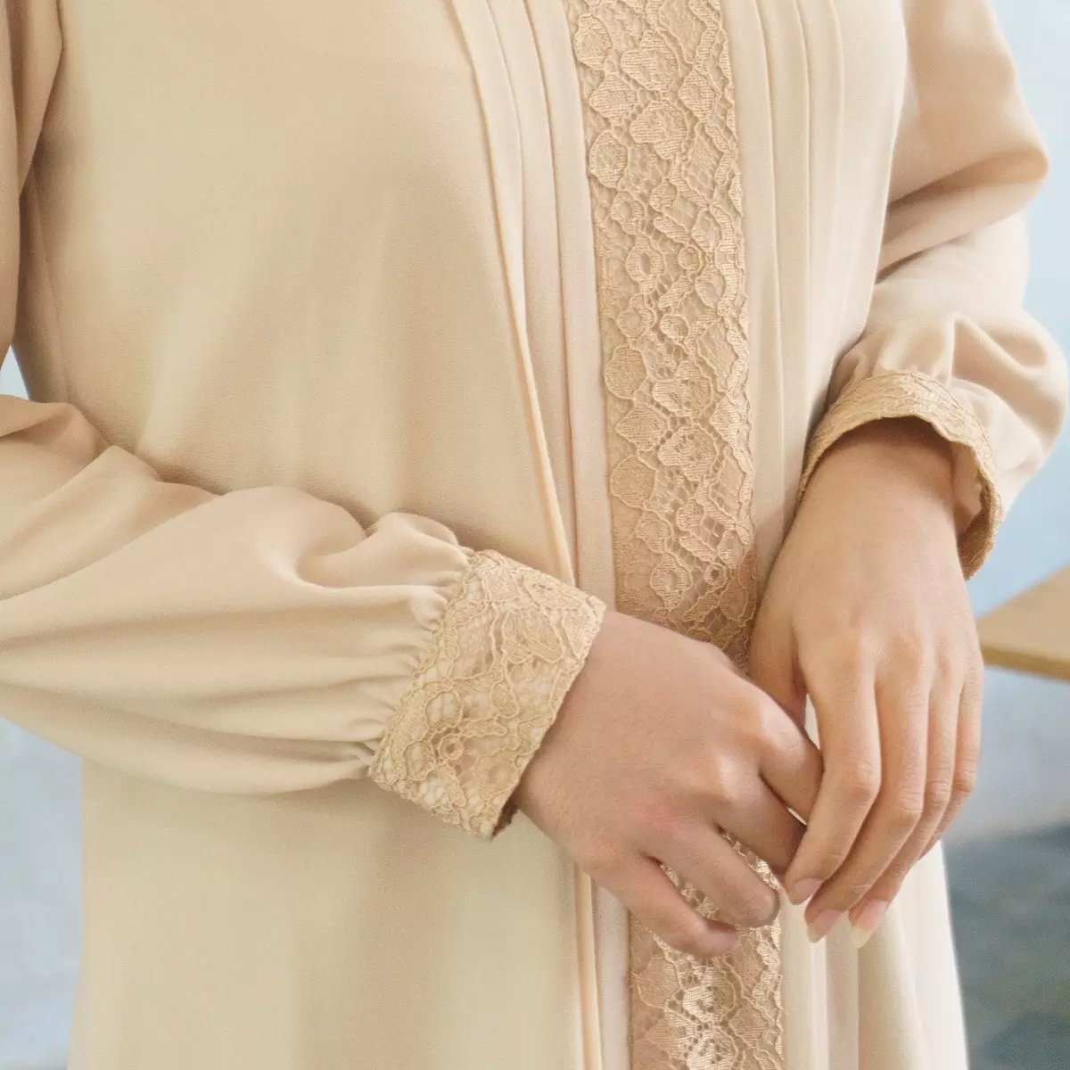 EPC Gamis Keisha - Buttercream - Brocade Collection