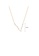 Glamorousky white 925 Sterling Silver Plated Champagne Gold Fashion Simple Twelve Constellation Pisces Pendant with Cubic Zirconia and Necklace 0A666AC324629FGS_2
