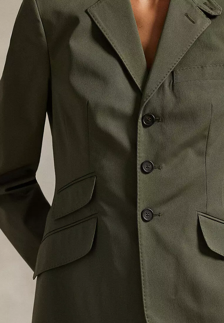 Buy Polo Ralph Lauren Single-Breasted Satin Hacking Jacket Online ...