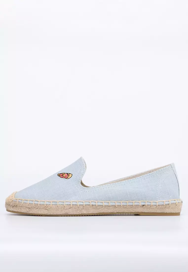 Embroidered Canvas Espadrilles HB45433