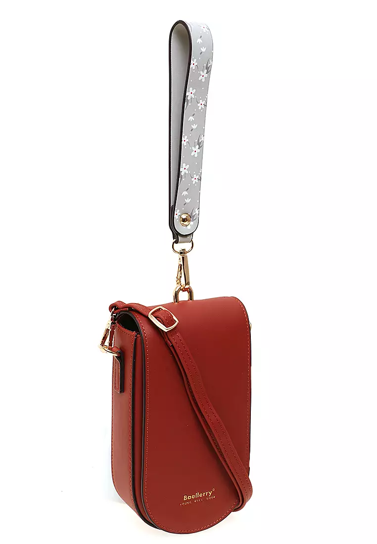 Tas Selempang Fashion Wanita Sling Bag Uniqe Design Material Leather Kulit ORIGINAL