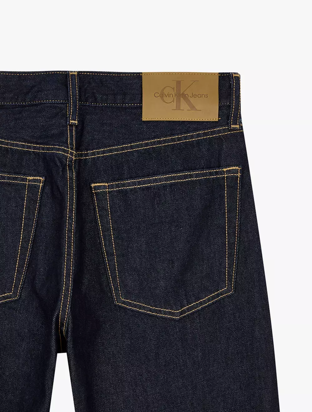 Calvin Klein Jeans - Standard Straight Fit Rinse Blue Denim - Blue - blue